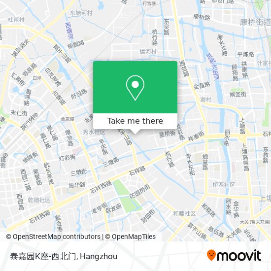 泰嘉园K座-西北门 map