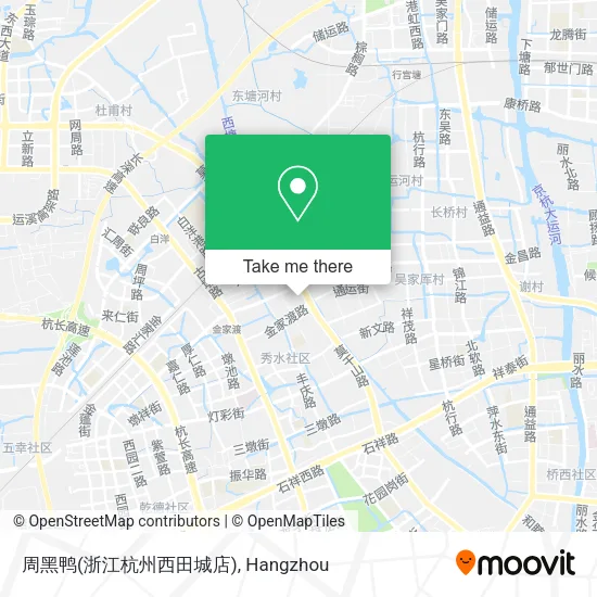 周黑鸭(浙江杭州西田城店) map