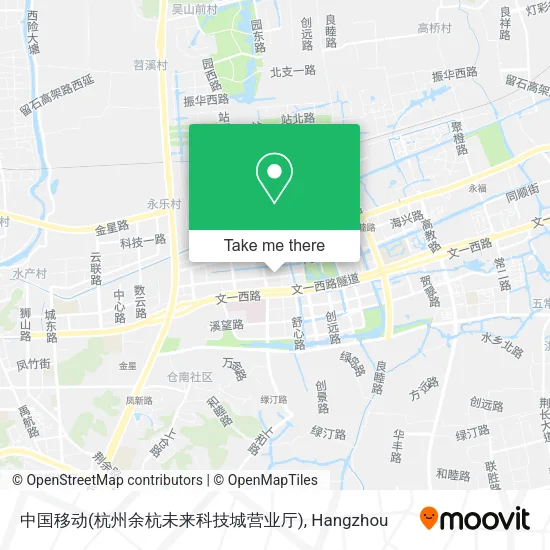 中国移动(杭州余杭未来科技城营业厅) map