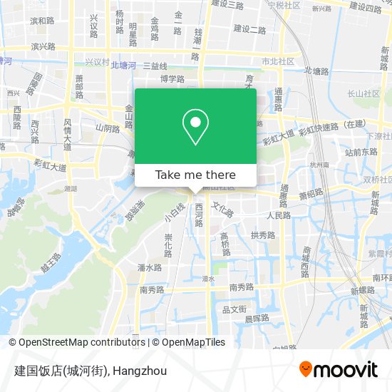 建国饭店(城河街) map