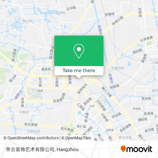 帝古装饰艺术有限公司 map