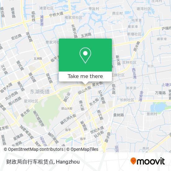 财政局自行车租赁点 map