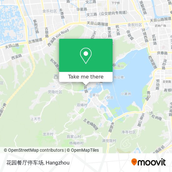 花园餐厅停车场 map