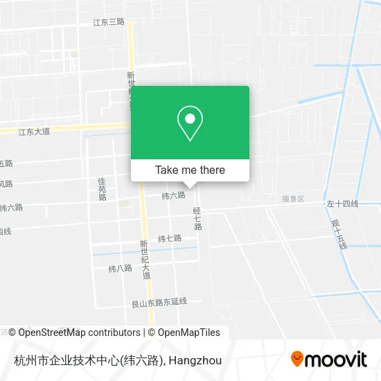 杭州市企业技术中心(纬六路) map