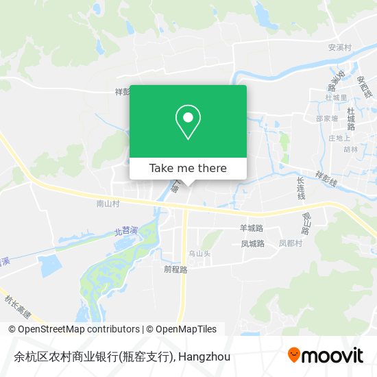 余杭区农村商业银行(瓶窑支行) map