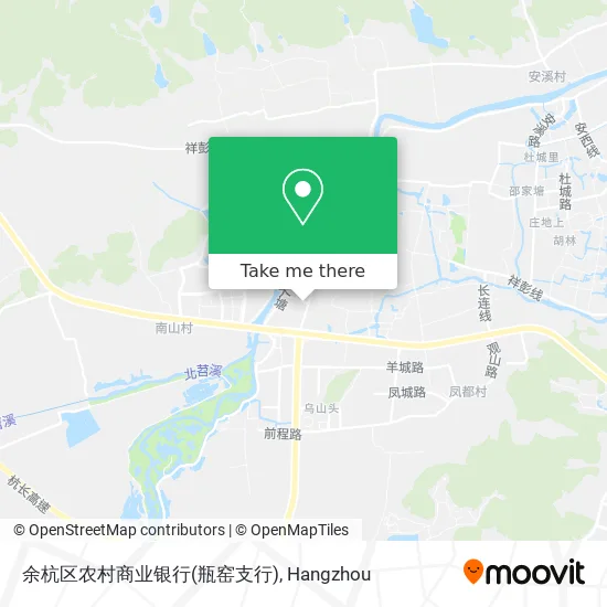 余杭区农村商业银行(瓶窑支行) map