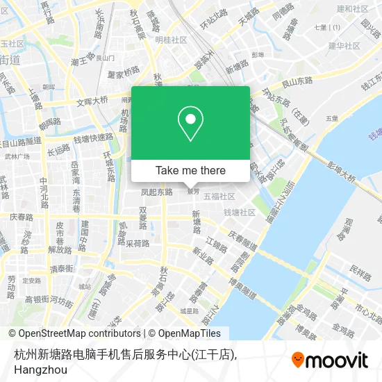杭州新塘路电脑手机售后服务中心(江干店) map