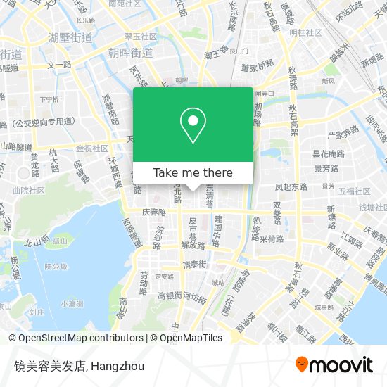 镜美容美发店 map