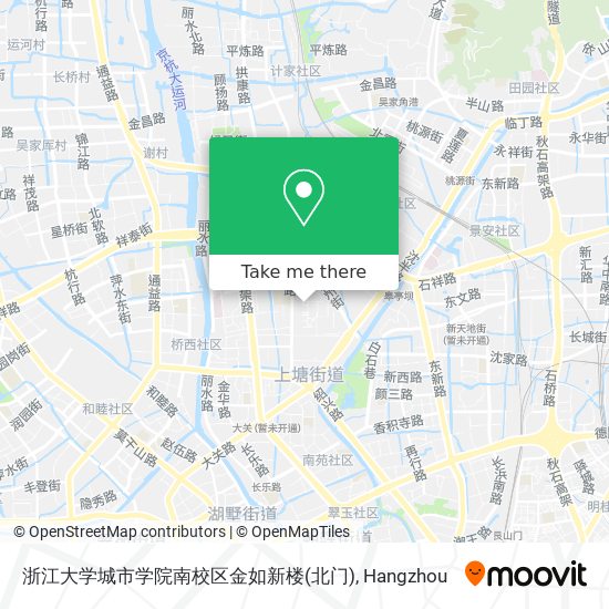 浙江大学城市学院南校区金如新楼(北门) map