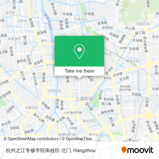 杭州之江专修学院南校区-北门 map