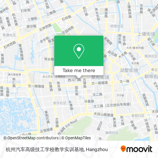 杭州汽车高级技工学校教学实训基地 map