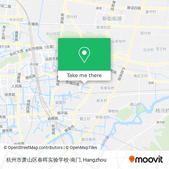 杭州市萧山区春晖实验学校-南门 map