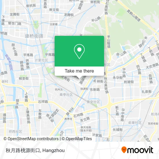 秋月路桃源街口 map