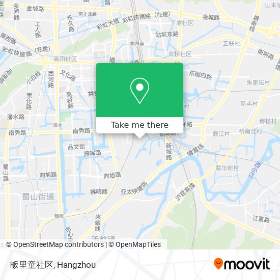 畈里童社区 map