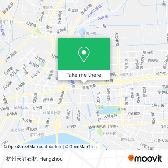 杭州天虹石材 map