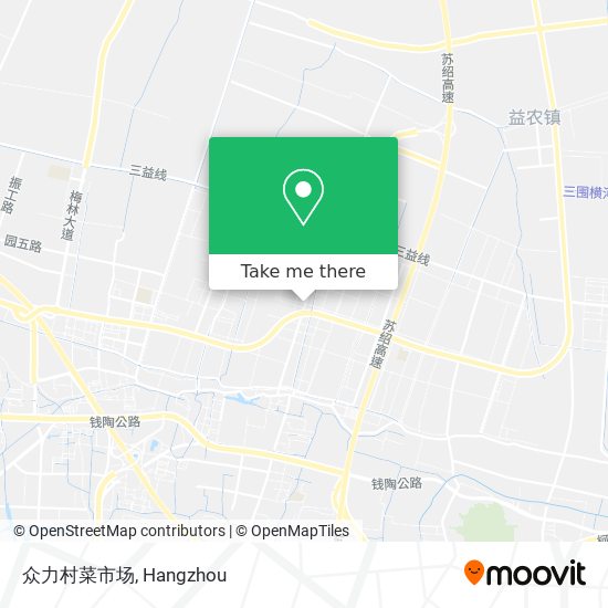 众力村菜市场 map