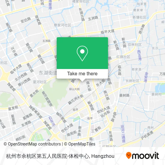 杭州市余杭区第五人民医院-体检中心 map