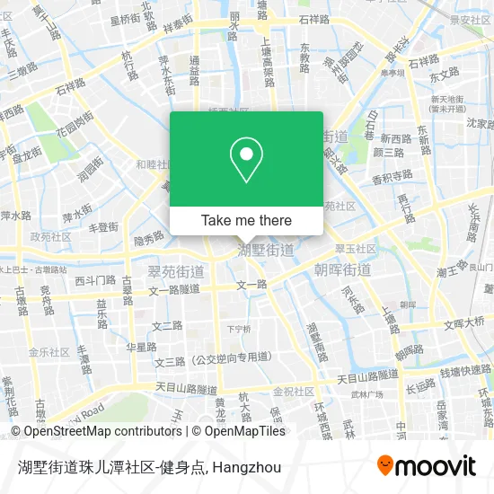 湖墅街道珠儿潭社区-健身点 map