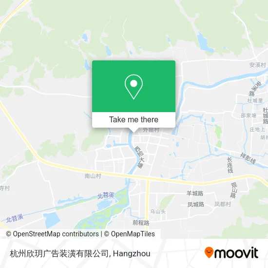 杭州欣玥广告装潢有限公司 map