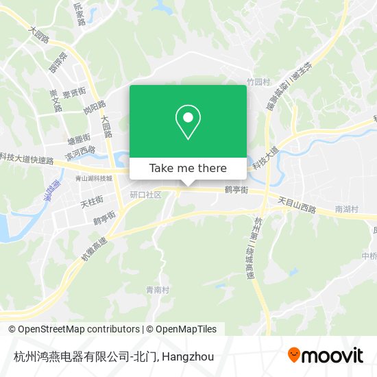 杭州鸿燕电器有限公司-北门 map