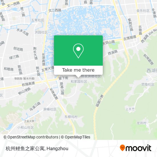 杭州鲤鱼之家公寓 map