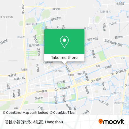 碧桃小馆(梦想小镇店) map