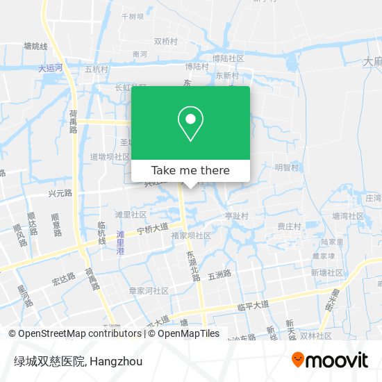 绿城双慈医院 map