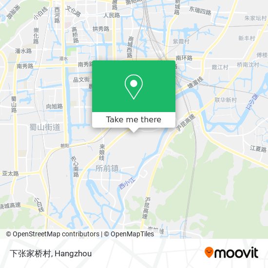 下张家桥村 map
