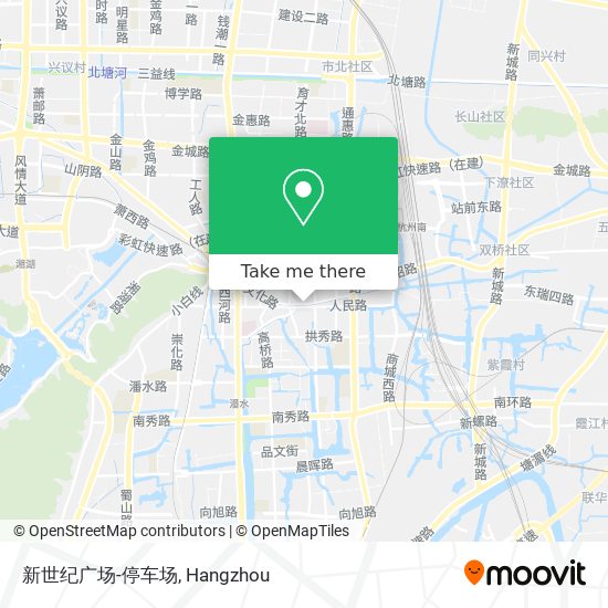 新世纪广场-停车场 map