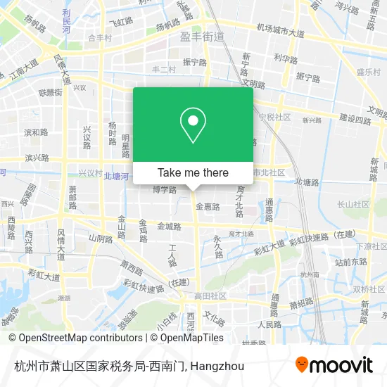 杭州市萧山区国家税务局-西南门 map