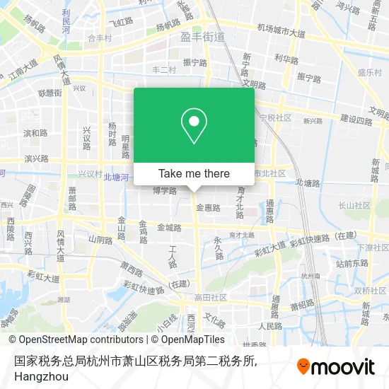 国家税务总局杭州市萧山区税务局第二税务所 map