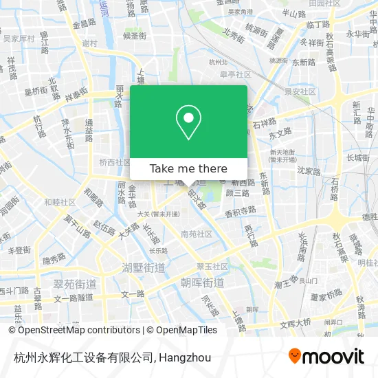 杭州永辉化工设备有限公司 map