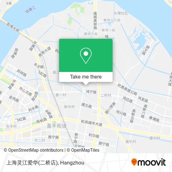 上海灵江爱华(二桥店) map