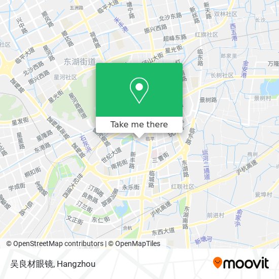 吴良材眼镜 map
