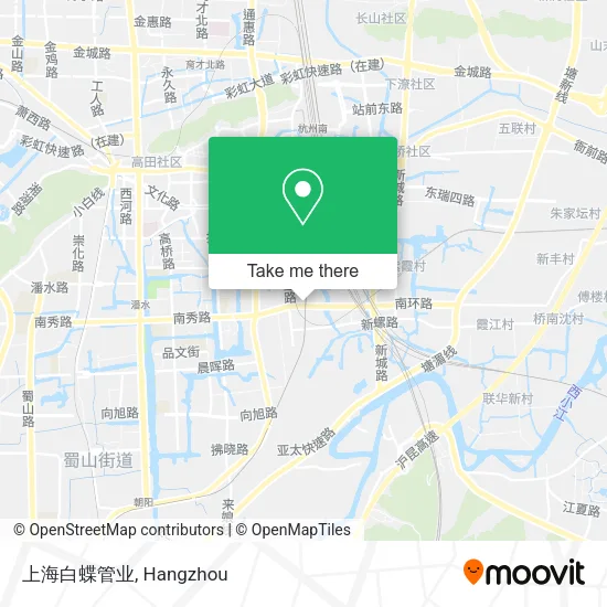 上海白蝶管业 map