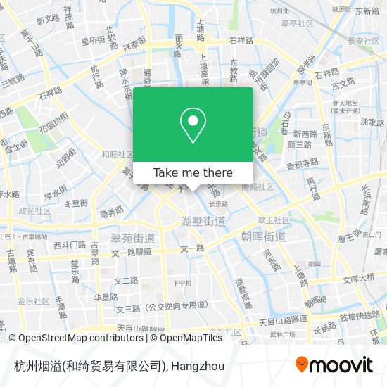 杭州烟溢(和绮贸易有限公司) map