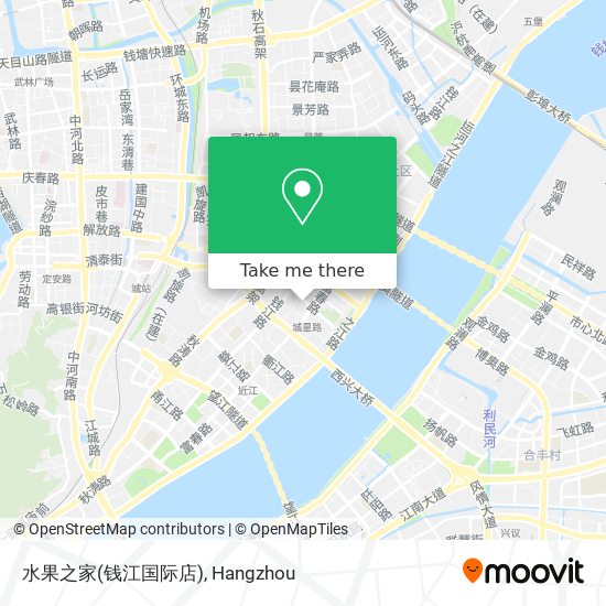水果之家(钱江国际店) map
