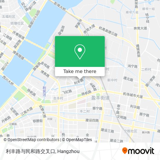 利丰路与民和路交叉口 map