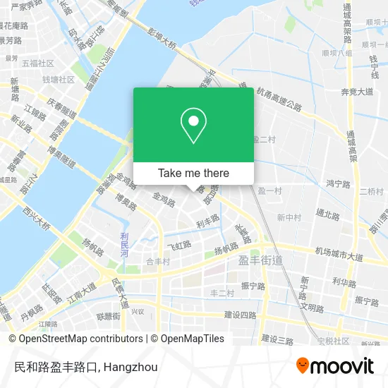民和路盈丰路口 map