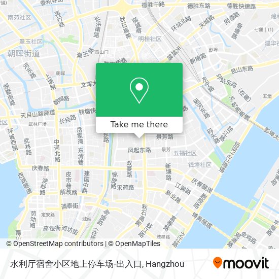 水利厅宿舍小区地上停车场-出入口 map