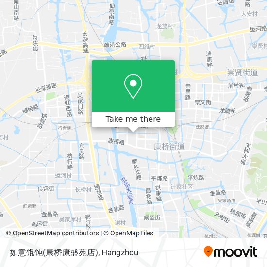 如意馄饨(康桥康盛苑店) map