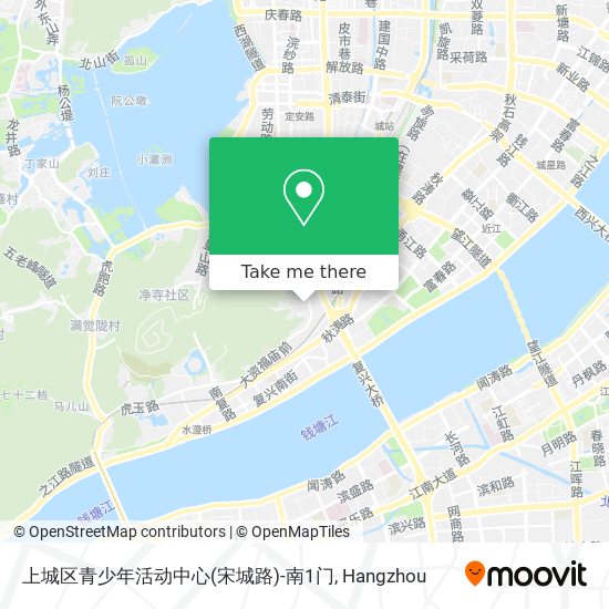 上城区青少年活动中心(宋城路)-南1门 map