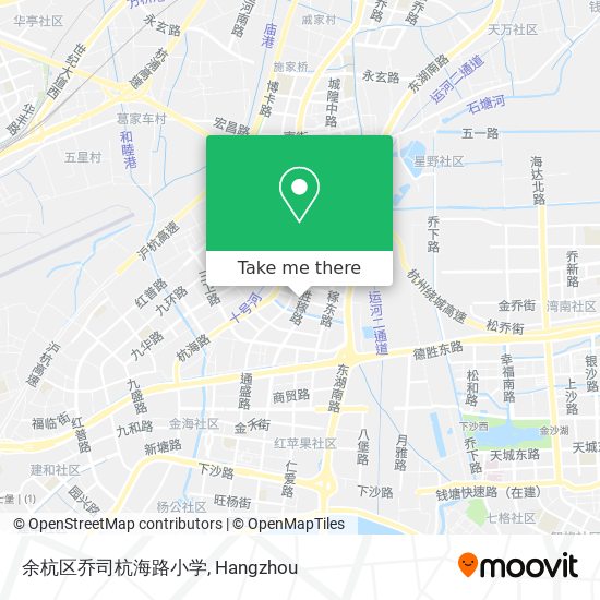余杭区乔司杭海路小学 map