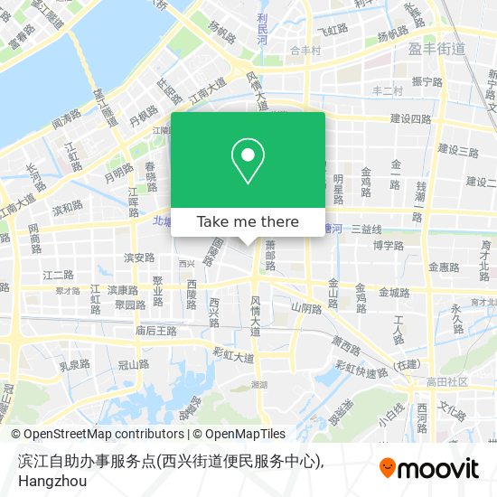 滨江自助办事服务点(西兴街道便民服务中心) map