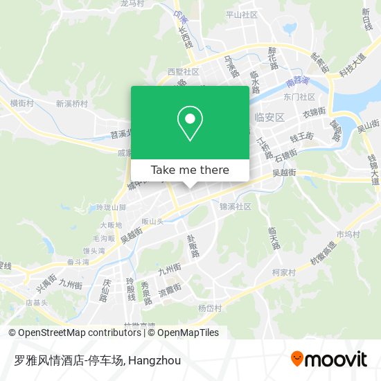 罗雅风情酒店-停车场 map