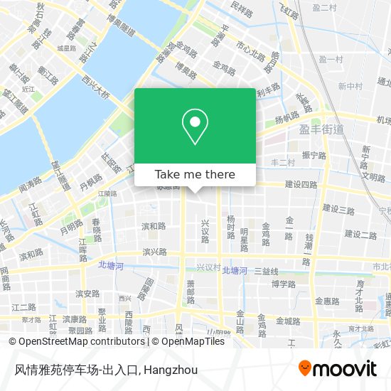 风情雅苑停车场-出入口 map