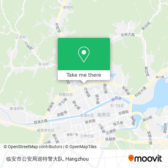 临安市公安局巡特警大队 map