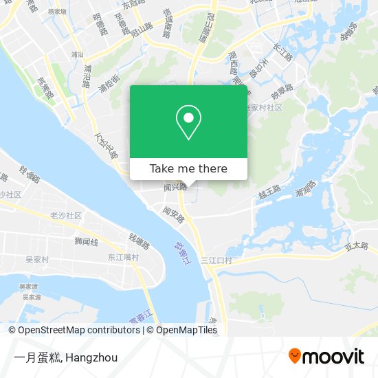 一月蛋糕 map