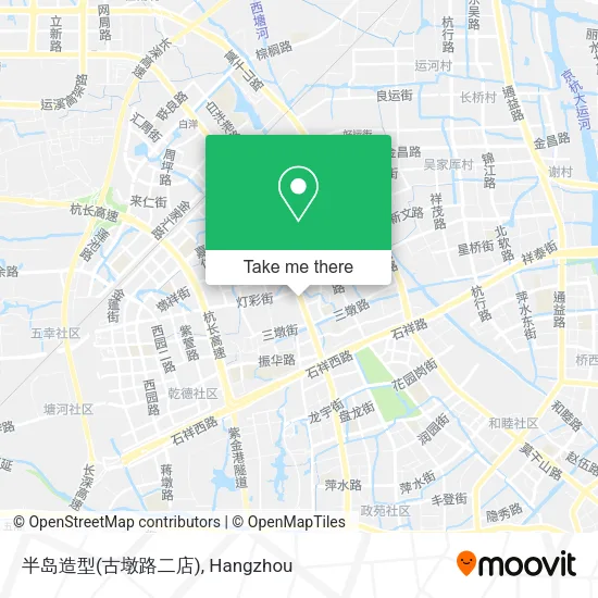 半岛造型(古墩路二店) map