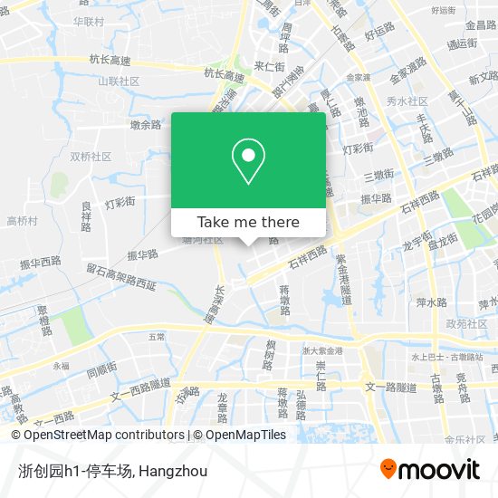 浙创园h1-停车场 map